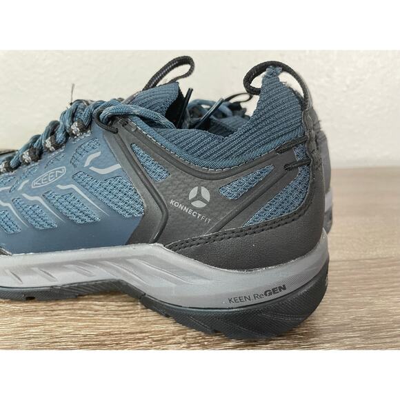 Keen Utility Flint II Steel Toe Work Shoes Women's 7 Blue EH Slip Resistant - Picture 8 of 14